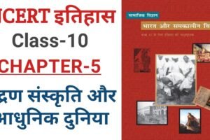 अध्याय 5 : मुद्रण संस्कृति और आधुनिक दुनिया ( इतिहास )