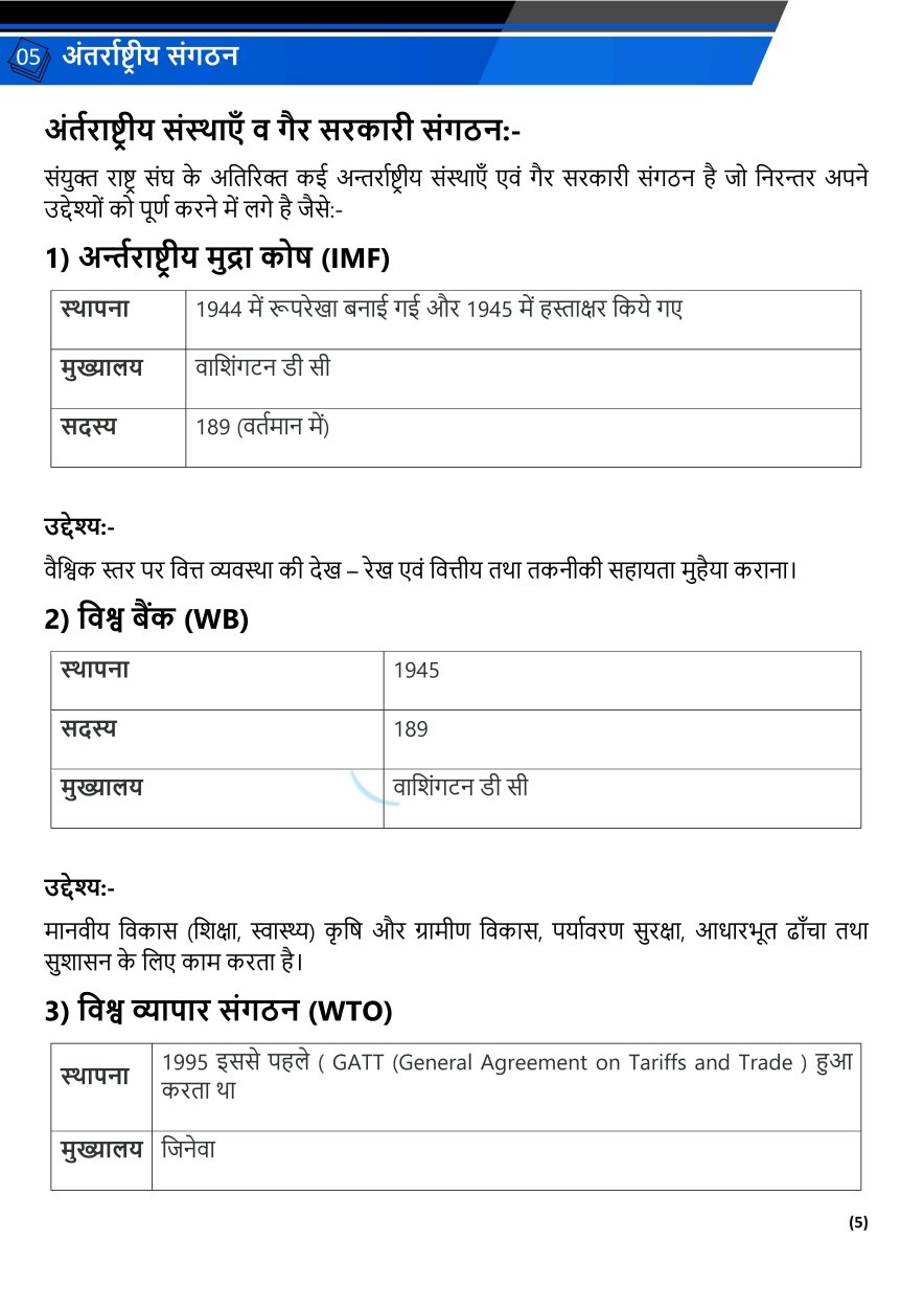 अंतर्राष्ट्रीय संगठन