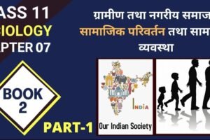 अध्याय-7: ग्रामीण तथा नगरीय समाज में सामाजिक परिवर्तन
